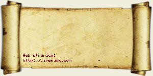 Blagoje Rnić vizit kartica